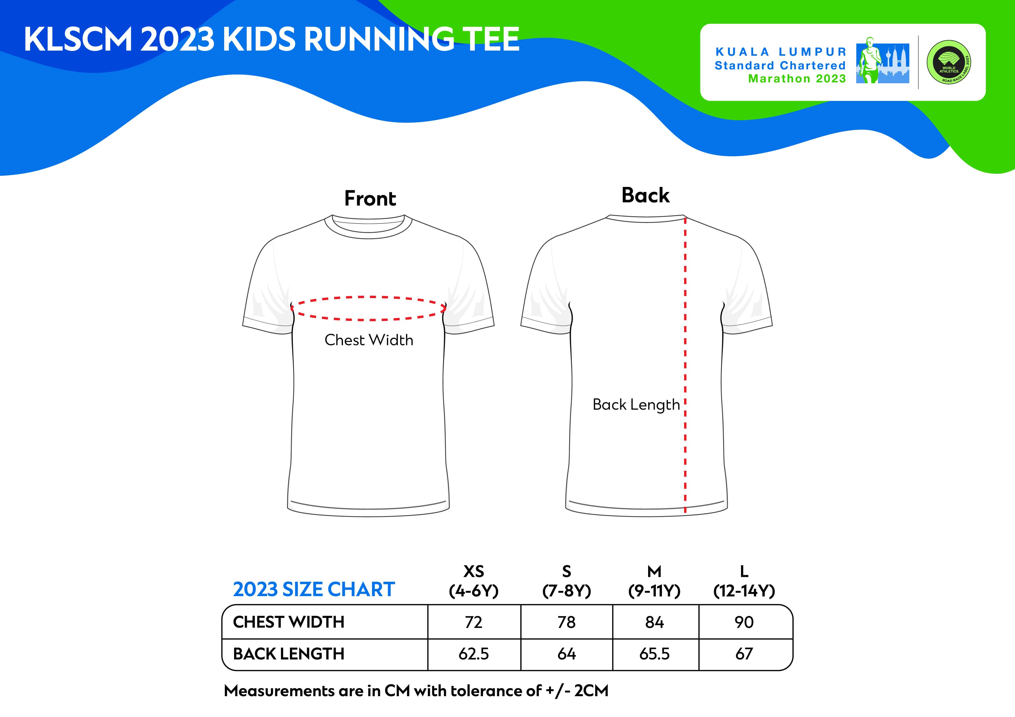 KL Marathon Race Info / Apparel / Size Charts